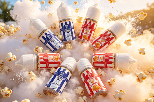 Kernel Popcorn美式爆米花煙油，還原剛出爐影院爆米花的經典風味：綿密黃油香裹挾玉米清甜，尾調帶著淡淡焦糖甜潤，口感醇厚不膩，精準戳中味蕾懷舊記憶。特色治癒休閒風味，適配VAPE體驗，是風味愛好者不容錯過的特色煙油。